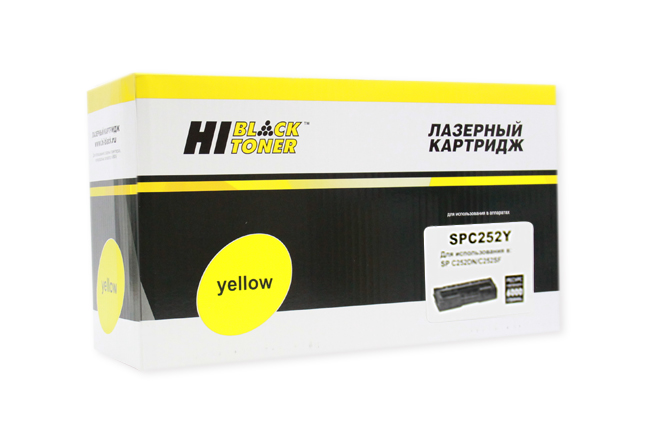 Картридж Hi-Black (HB-SPC252Y) для Ricoh Aficio SPC252DN/C252SF/SPC262DNw/SPC262SFNw, Y, 6K/netcat_files/80/80/301020553.jpg