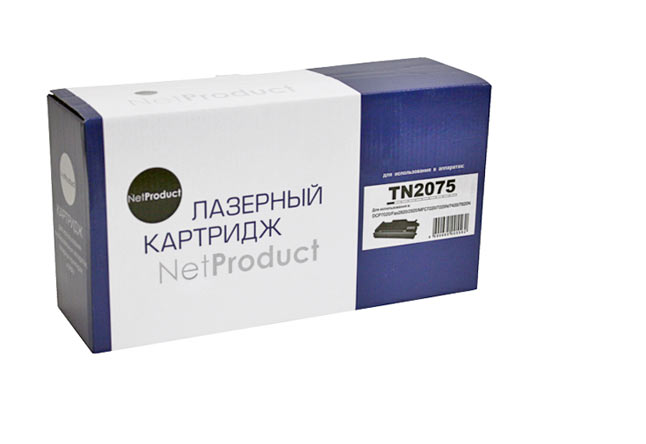 Тонер-картридж NetProduct (N-TN-2075) для Brother HL-2030/2040/2070/7010/7420/7820, 2,5K/netcat_files/80/80/98402210.jpg